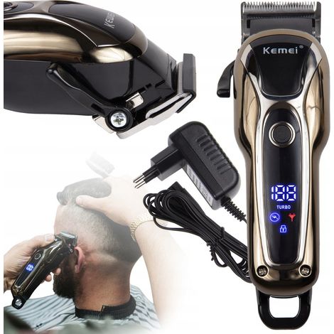 KEMEI BARBER USB AKKU-HAARTRAMMER