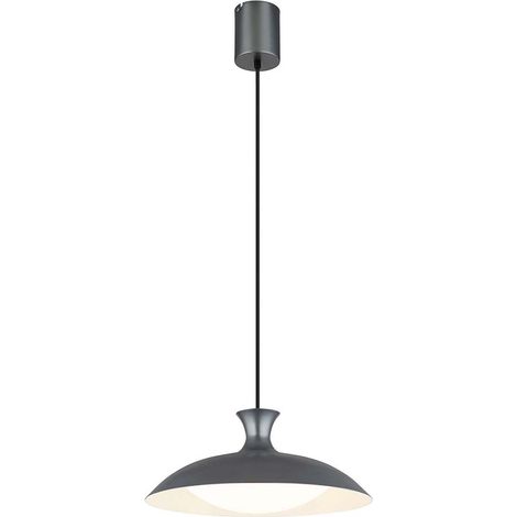 Hängelampe Pendellampe Wohnzimmerlampe grau CCT Memory 1 flammig LED H 150 cm (1/5)