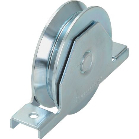 4PZ RUOTE X CANCELLO GOLA Y SUPPORTO CHIUSURA 2 CUSCINETTI MM.120 (1/2)