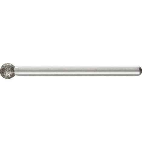 PFERD TOOLS Diamant-Schleifstift Kugel Ø5,0mm Schaft-Ø3 mm D181 (grob) zum Gravieren und Entgraten 5 Stk (1/5)
