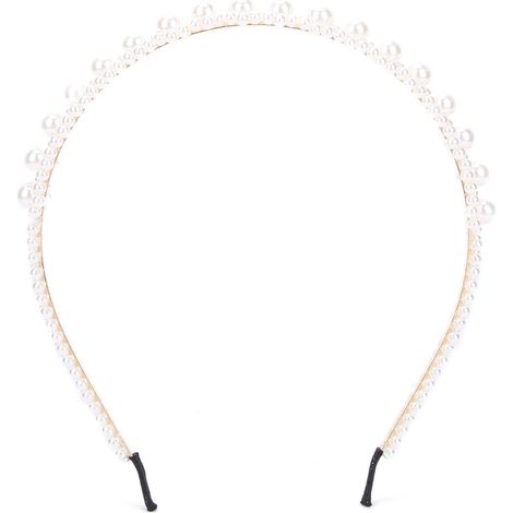 Bandeau de mariée en alliage avec perles fines, accessoire capillaire pour femmes (1/5)