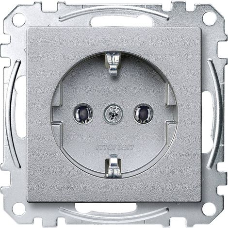 Merten Prise de courant System M aluminium MEG2301-0460 1 pc(s) C869161 (1/2)