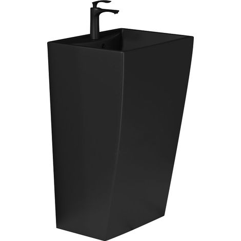 Mexen Oda freistehendes Waschbecken 42 x 42 cm, schwarz matt - 26124770