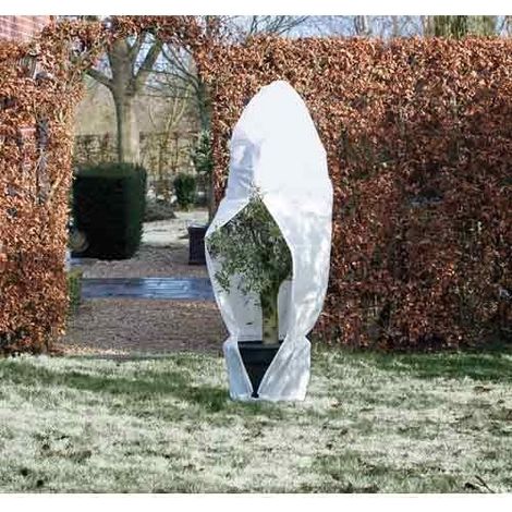 Housse d'hivernage 70g, Couleur Blanc, Diamètre 150 cm (1/5)