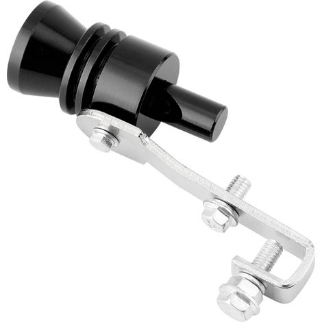 Sifflet Turbo pour Pot d'Échappement Voiture Universel, Accessoire Auto pour Automobile ATV SUV, Noir (1/5)