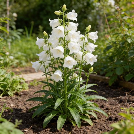 Campanule persicifolia Grandiflora Alba 20cm Godet 9cm - Campanula (1/4)
