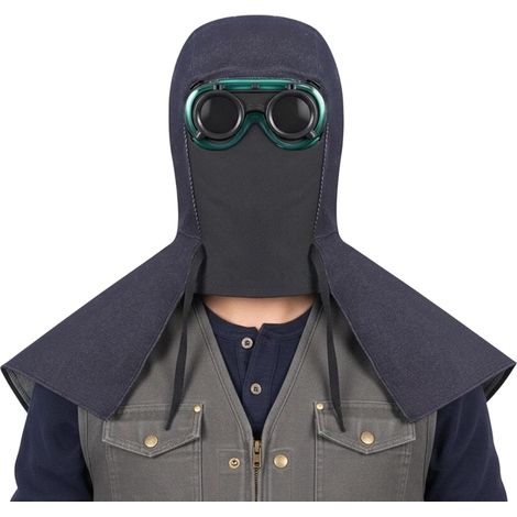 Casque de Soudage Écran Facial avec Bavette De Cou Et Épaules Couvre-Tête de Soudage pour Soudage TIG, MIG, à l'Arc, Meulage, Découpage, Fabrication Métallique Automobile et Ateliers de (1/5)