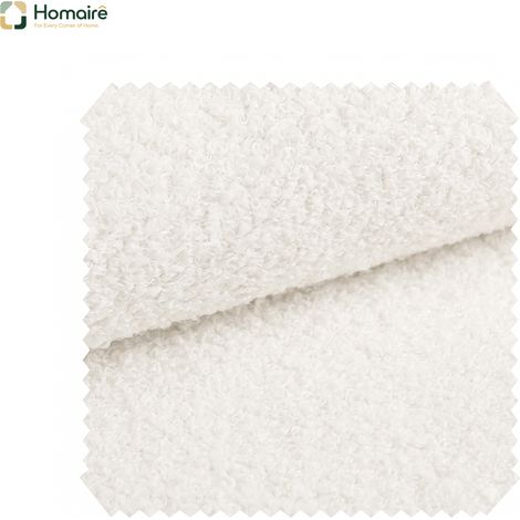 Sitzbank mit Stauraum aus Polyester 106 x 47 x 61 cm weiß HOMAIRE (1/5)