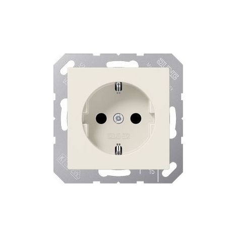 Jung Prise SCHUKO®, 16 A 250 V , SAFETY+, duroplastique, série AS, blanc A 1520 KI