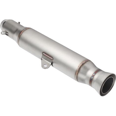 Échappement Tube Sortie 1.5-2in Acier Inoxydable Universel Moto GP Course Style Titane (1/5)