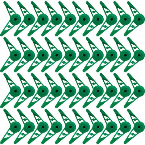 Lot de 60 pinces à plantes réglables 360°, pour tiges et entraînement faible stress
