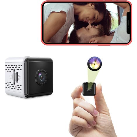 1 Caméra WiFi, résolution 1080p, vision nocturne 8m, détection de mouvement, batterie 1000mAh, intérieur extérieur (1/5)