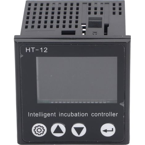 Contrôleur de température et d'humidité pour incubateur à œufs avec écran LCD, compatible avec les poules, les oies et les canards (220 V/110 V CA). (1/5)