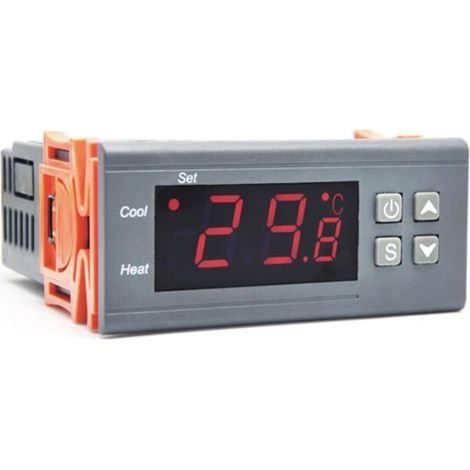 Termostato para terrario de acuario con pantalla LCD y controlador de temperatura. (1/5)