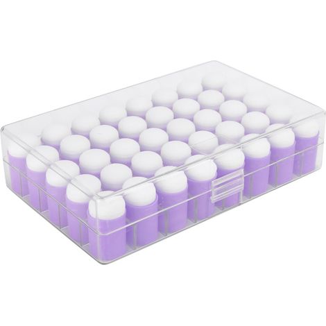 Lot de 40 éponges à doigts violettes pour peinture, tampons d'encre et dessin artisanal sur cartes (1/5)