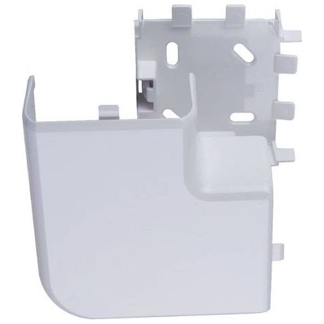 Angle plat 90° pour goulotte à clippage direct Mosaic 50x80mm blanc LEGRAND 075641 (1/2)