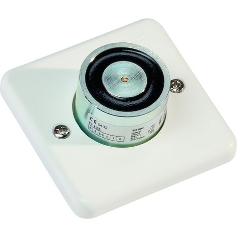 Dorma Haltemagnet, mit Grundplatte, EM 500 G, Kunststoff, 400N, weiß lackiert (1/5)