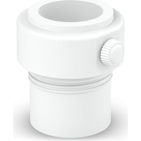 Adaptateur blanc pour support de parasol de piscine, stabilisateur de mât, résistant, matériau de qualité, installation facile (1/5)