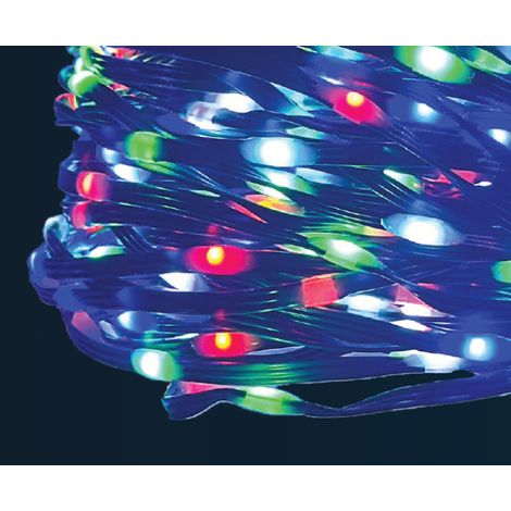 Cadena de luces led rgb inteligente de 8 metros con mando a distancia 14125005