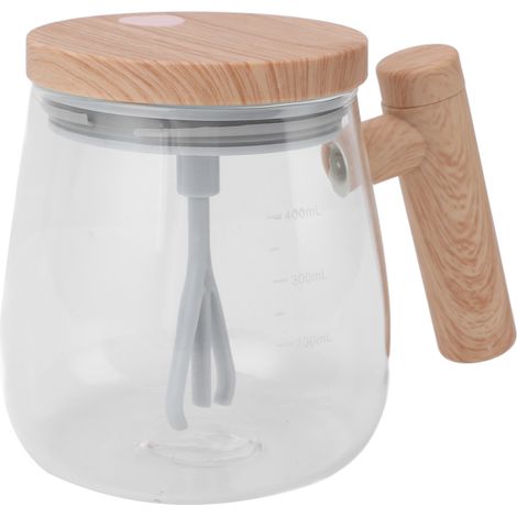 Mug mélangeur électrique automatique de 400 ml avec rotation à haute vitesse (7000 tr/min) pour café, lait et protéines en poudre. (1/5)