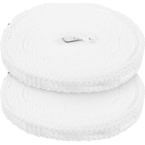 cordes à linge blanches d extérieur antidérapantes et (1/5)