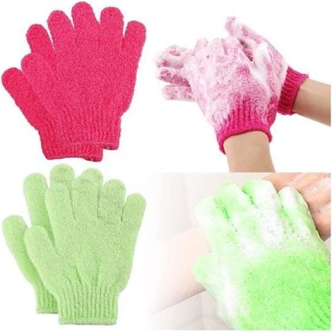 Peeling-Duschhandschuh aus Nylon – Einheitsgröße – Für alle Hauttypen geeignet (1/4)
