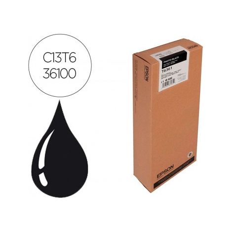 Epson Singlepack Photo Black T636100 UltraChrome HDR 700 ml cartouche d'encre 1 pièce(s) Original Photo noire