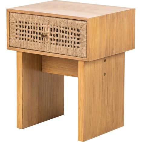 Nordlys - Table de Chevet Nuit Appoint Scandinave en Bois
