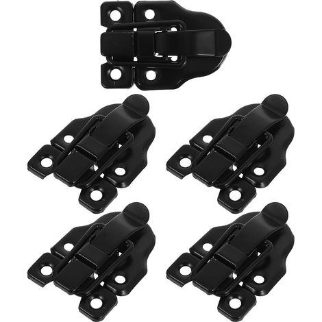 Ipetboom Lot de 5 loquets en fer noir forme canard pour la (1/5)