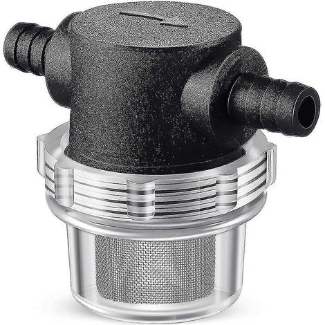 Filtre à eau pour pompe à eau, raccord cannelé 3/8 pouce, filtre en ligne à visser pour pompe à eau 12 V CC 80 PSI - Yvan (1/5)