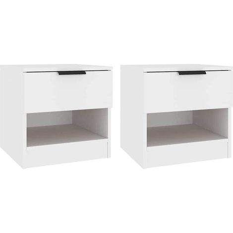 Maison Exclusive - Mesitas de noche 2 uds madera contrachapada co (1/5)