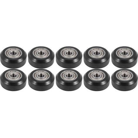 Lot de 10 grandes poulies en plastique avec roulements pour imprimante 3D (1/5)