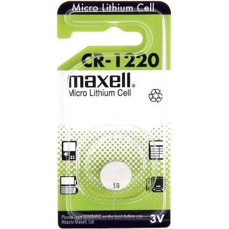 Knopfzelle Maxell CR1220 3V 36mAh Lithium