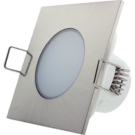 IluminaShop - Foco downlight LED CobCarbon Square 5W IP54 Blanco Calido 3000K