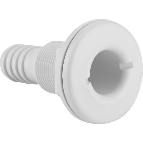 Tuyau de pompe de cale traversant la coque en nylon plastique marin, raccord aérateur pour bateau, yacht, voilier, camping-car, camionnette - 1 pouce (1/5)