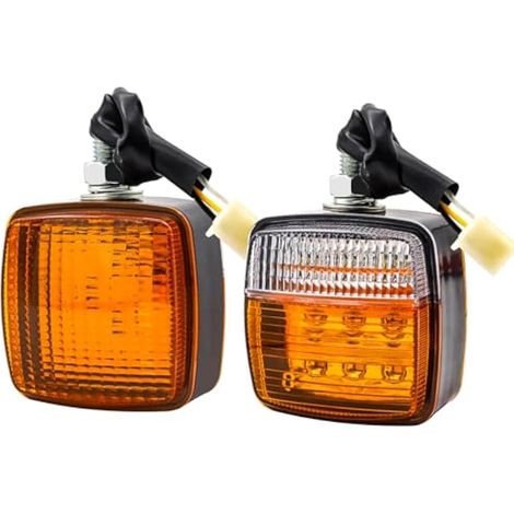 2PCS LED Feux Gabarit Remorque 12V 24V,Double Face Feux de Position Latéraux LED Feux D'avertissement Indicateurs Feux de Dégagement pour Camion RV Caravan (1/5)