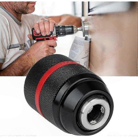 13-mm-Schnellspannbohrfutter, 1/2-20UNF-Gewinde, universell selbstspannend, Ersatzteil für Handbohrmaschinen, Spannbereich 2–13 mm (1/5)