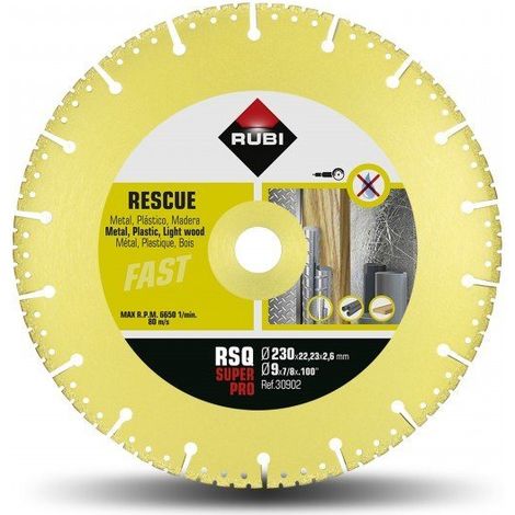 DISQUE DIAMANTÉ SEGMENTÉ MULTI-MATÉRIAUX 230 MM SUPERPRO - 30902