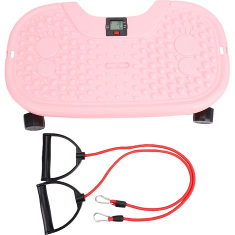 Appareil de torsion abdominale silencieux avec corde, planche de torsion abdominale à vitesse réglable, équipement de fitness portable pour la maison, idéal pour la danse et l'entraînement (rose). (1/5)