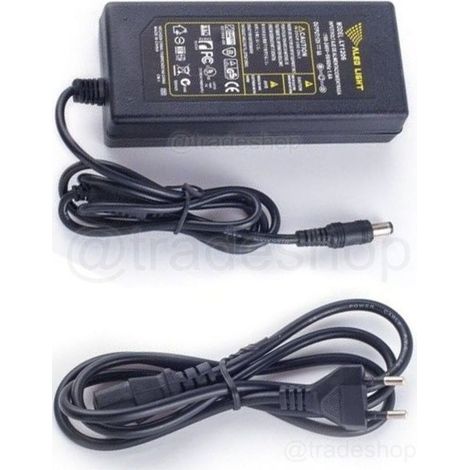 12V 5A Stabilisierter Transformator für LED-Streifen und DVR-Kameras - (1/3)