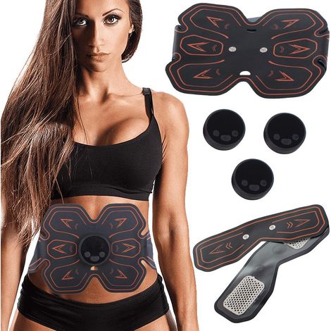 EMS-Muskelstimulator für Bauch-, Arm- und Beinmuskulatur - AquaForge