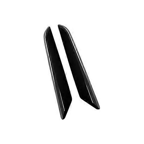 Lot de 2 poignées de porte intérieures de voiture noires brillantes (modèles 2021 et 2022, conduite à droite). (1/5)