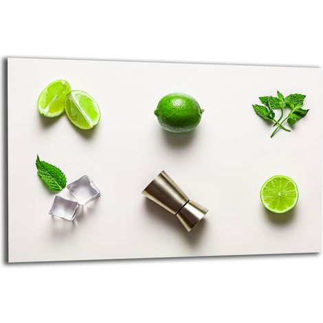 PLAQUE DE PROTECTION EN VERRE POUR CUISINIÈRE 80x52 FRUIT (1/5)