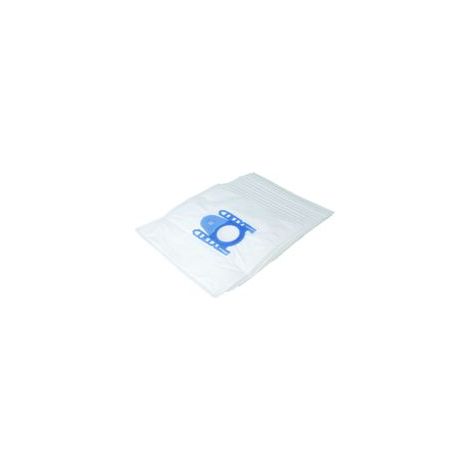 10x Sacs compatible avec Bosch BSGL 40 000 - 49 999 GL 40 aspirateur - microfibres non tissées, 27cm x 20cm, blanc / bleu (1/4)