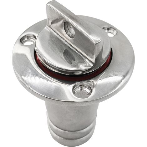 316 Cast Stainless Steel Vent Connector, Water Outlet, Oil Filler, Drain Valve, Marine Hardware & Yacht Accessories - 1-inch Small Oil Filler - Water Outlet (1/4)