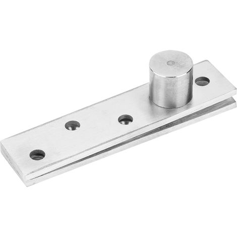 2 charnières pivotantes en acier inoxydable (360°) avec axes de pivot supérieur et inférieur, y compris l'axe excentrique (1/5)