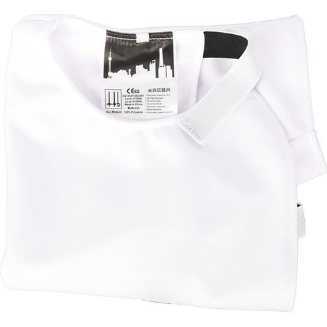CFA-zertifizierter Fechtanzug, 350N messerbeständiges Gewebe, halboffenes Design, geeignet für Florett, Säbel und Degen, Unisex, Größe 46. (1/4)