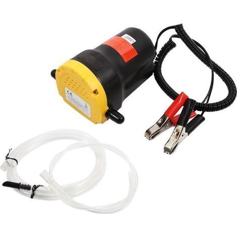 Pompe à vidange extraction huile diesel 12V - Kit vidange auto - Plastique Aluminium (1/4)