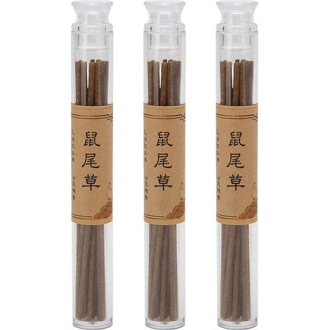 Lot de 3 bâtonnets d'encens relaxants courts pour méditation, yoga intérieur, maison, jardin, désodorisant, mariage, sauge. (1/5)