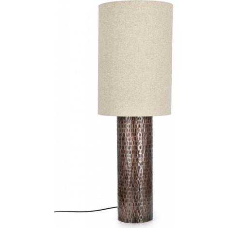 Lampada da Terra Metallo Marrone Moderna H122 cm - DIMITRIOS (1/5)